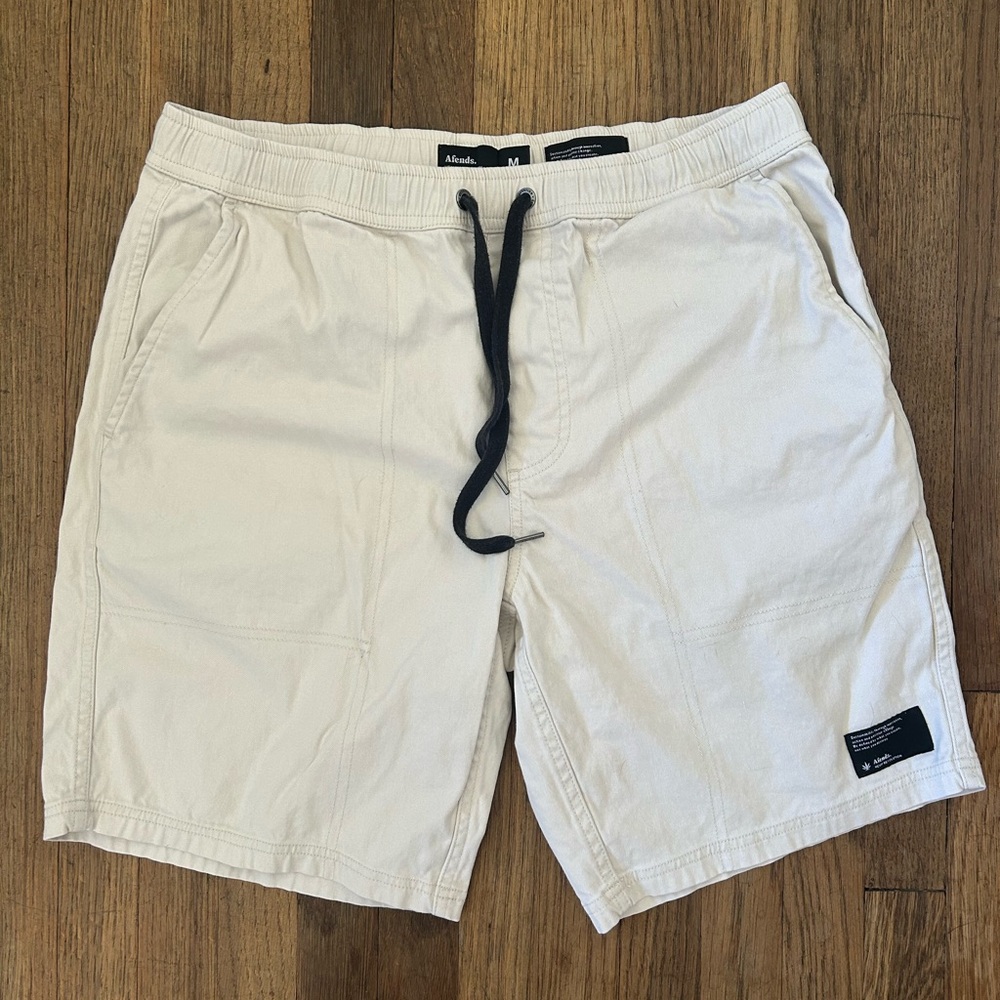 Afends Cream/White Men's Shorts